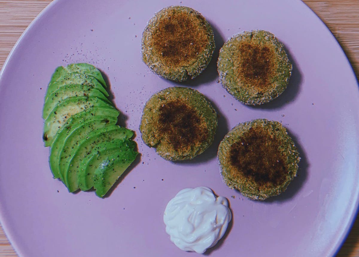 mini burger di ceci e zucchine