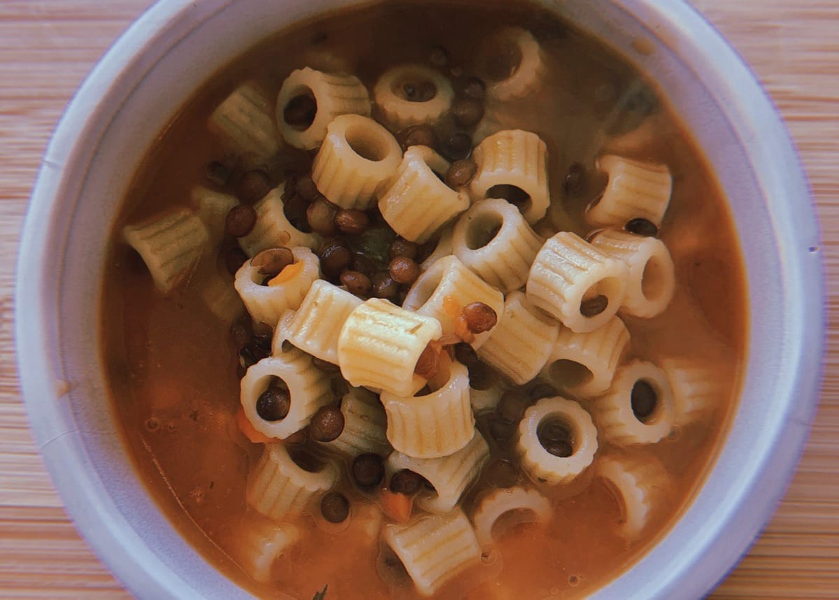 pasta con le lenticchie