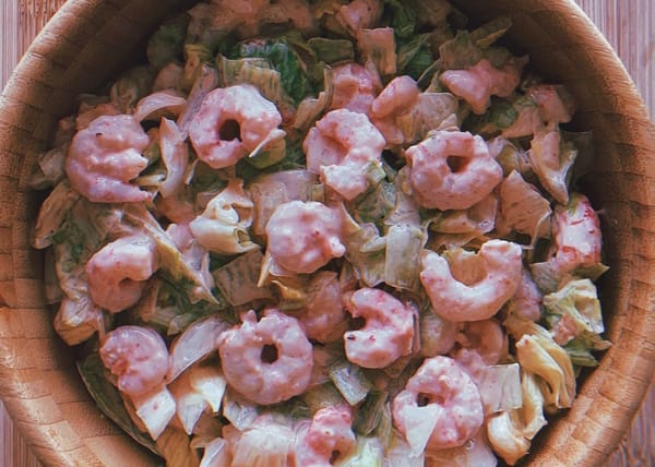insalata cocktail di gamberi