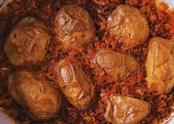 crispy parmesan potatoes : patate croccanti al forno in cialda di parmigiano