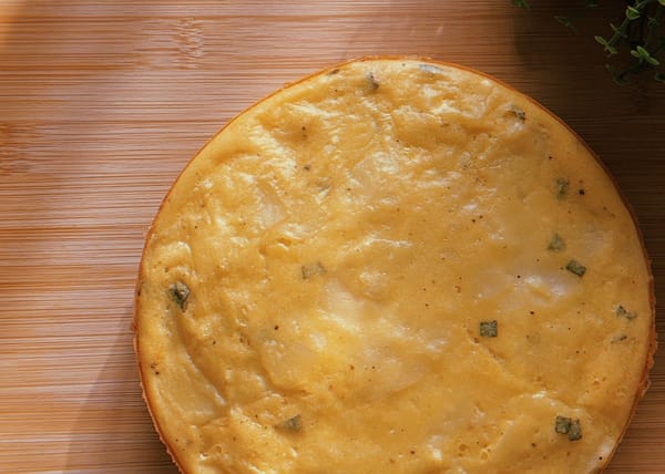 torta invisibile alle patate