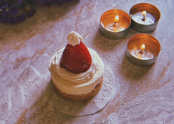 mini cheesecake natalizia