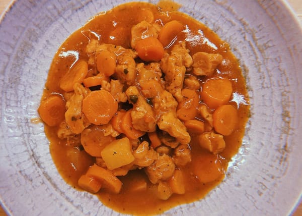 spezzatino vegetale alla birra