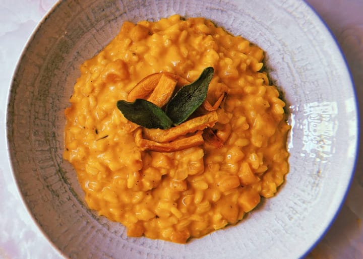 risotto alla zucca