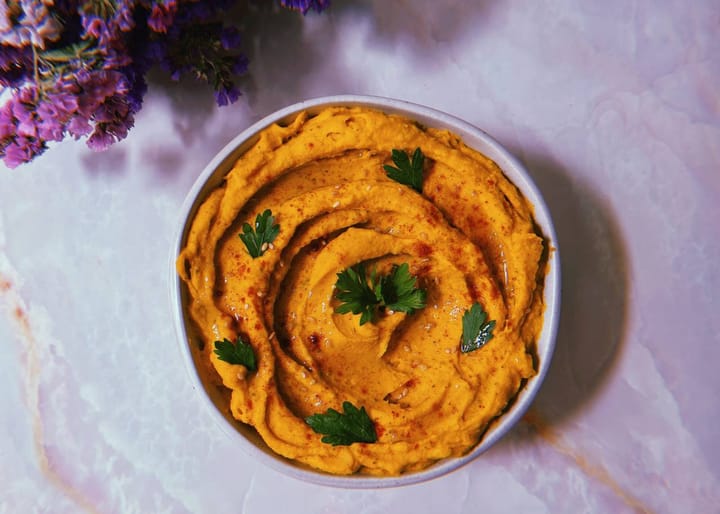 hummus alla zucca